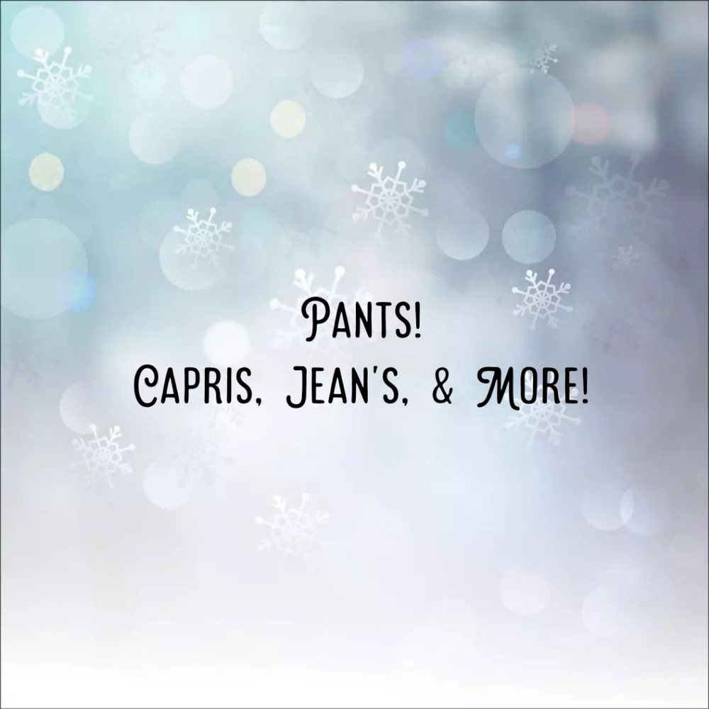 Leggings,  jeans,  capris, shorts